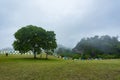 Tent camping place at Doi Samer Dao. Sri Nan national park, Nan